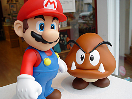 Super Mario and Goomba Vinyl Figure